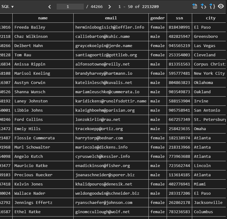 Screenshot of a reservations app